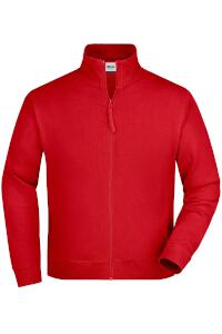 Produktfoto James & Nicholson Sweatshirt Jacke aus 100% Baumwolle bis 3XL