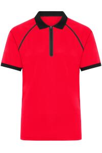 Produktfoto J&N Herren Sport Poloshirt mit Reißverschluss