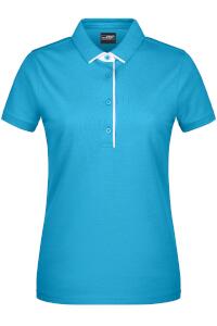 Produktfoto JN Damen Kurzarm Poloshirt aus dickem Stoff