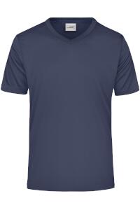 Produktfoto James & Nicholson Active Herren Kurzarm Sport T Shirt mit V Ausschnitt bis 3XL