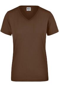 Produktfoto James & Nicholson Damen Kurzarm T Shirt aus Mischgewebe bis Größe 3XL