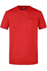 Produktfoto James & Nicholson Herren T Shirt mit Brusttasche bis 3XL